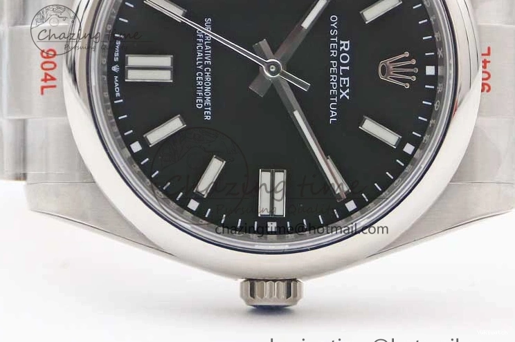 Dial A2824 Oyster Edition Best EWF Steel 124300 Black 41mm on Perpetual SS Bracelet 904L 1:1 0504